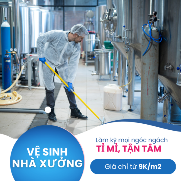 Vệ sinh nhà xưởng - Vệ Sinh Công Nghiệp Pan Services Sài Gòn - Công Ty TNHH Pan Services Sài Gòn